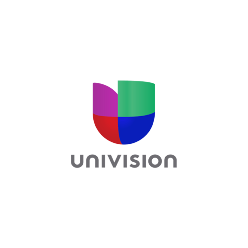 A univision logo with the word 